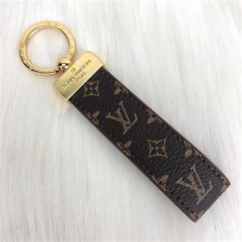 louis vuitton black keychain.